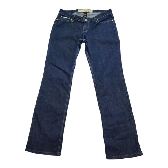 ENYCE SZ 13 Vintage Embroidered Dark Wash Hip-Hop Inspired Denim Jeans - Picture 4 of 13